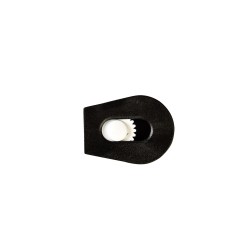 Зажим для шнура 4 мм KL цвет Чёрный + Белый (поштучно)  в Курске