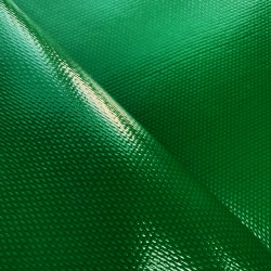 Тентовый материал ПВХ 600 гр/м2 плотная, Зелёный (Ширина 150см), на отрез  в Курске, 600 г/м2, 1189 руб