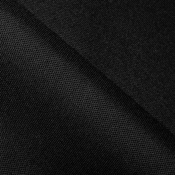 Ткань Оксфорд 600D PU, Черный (на отрез)  в Курске