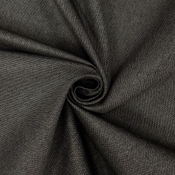 Ткань Рогожка (мебельная), цвет Тёмно-Серый (на отрез)  в Курске