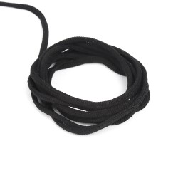 Шнур для одежды 4,5 мм, цвет Чёрный (на отрез)  в Курске