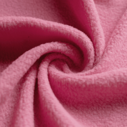 Флис Односторонний 130 гр/м2, цвет Розовый (на отрез)  в Курске
