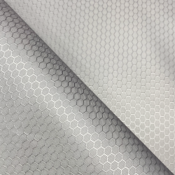 Ткань Оксфорд 300D PU Рип-Стоп СОТЫ, цвет Светло-Серый (на отрез)  в Курске