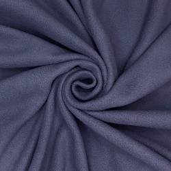 Ткань Флис Односторонний 130 гр/м2, цвет Темно-серый (на отрез)  в Курске