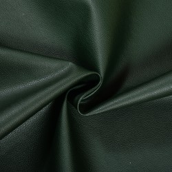Эко кожа (Искусственная кожа), цвет Темно-Зеленый (на отрез)  в Курске