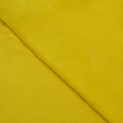 Флис Односторонний 180 гр/м2, Желтый (на отрез)  в Курске