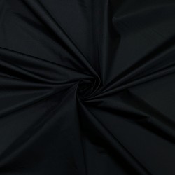 Ткань Дюспо 240Т WR PU Milky, цвет Черный (на отрез)  в Курске