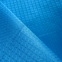 Ткань Оксфорд 300D PU Рип-Стоп СОТЫ, цвет Голубой (на отрез)  в Курске