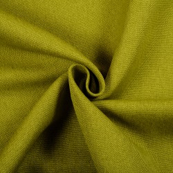 Ткань Рогожка (мебельная), цвет Зелёный (на отрез)  в Курске