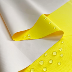Водонепроницаемая Дышащая Мембранная ткань PU 10'000, цвет Жёлтый (на отрез)  в Курске