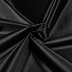 *Ткань Оксфорд 210D PU, цвет Черный (на отрез)  в Курске
