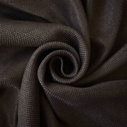 Ткань Блэкаут для штор светозатемняющая 75% &quot;Рогожка Темно-коричневая&quot; (опт)  в Курске