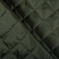 Стеганая подкладочная ткань с синтепоном (100гр/м2),  Хаки   в Курске