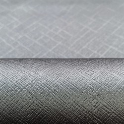 Ткань Блэкаут для штор светозатемняющая 100% &quot;Орнамент Серый&quot; (на отрез)  в Курске
